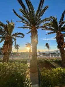 "Les Palmiers" Studio spacieux vue mer Terrasse & Parking - 滨海圣西尔