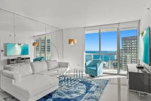 Splendid Unit outstanding View-W Hotel Brickell - بورت أوف ميامي