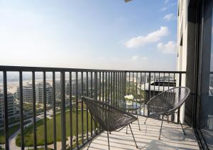 Nasma Luxury Stays - Elegant Condo With City Views And Dubai Skyline - 4-star hotels in Dubai