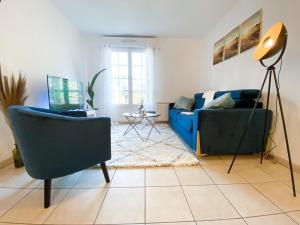 Appartements Blue Pearl - Parking - Gare RER a 5 min : photos des chambres