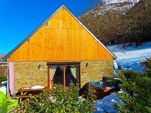 Maisons de vacances Chalet Le Bordarriben sauna & spa : Maison 3 Chambres