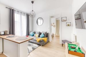 Appartements Grand Line - Parking- Metro 5 - Easy Check-in - Netflix - Disney Plus : photos des chambres