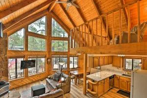 Secluded Munds Park Cabin with Deck Less Than 1 Mi to Lake - Happy Jack