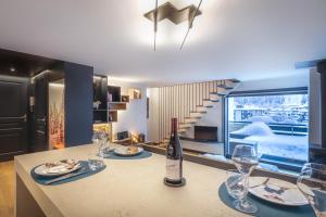 Duplex avec sauna et vue Mont Blanc au centre de Chamonix