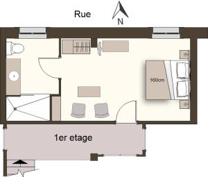 B&B / Chambres d'hotes Les Loges de Saint Eloi : Suite Standard