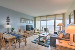 Heated Pool and Beach View Galveston Resort Condo!