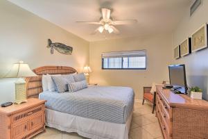 Heated Pool and Beach View Galveston Resort Condo!