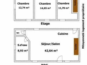 Maisons de vacances Gite Saint-Martin-de-Fraigneau, 4 pieces, 8 personnes - FR-1-426-291 : photos des chambres