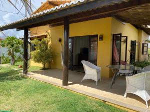 Chalé de Praia em Condomínio Jacumã Beach & Golf Village - pé na areia