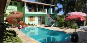 Casa Lot Fechado, Churrasqueira, Piscina, Toboágua, parque para crianças , Internet - 皮拉卡亚