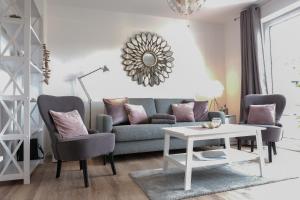 fewo1846 Strandresidenz Wassersleben - Muschelnest - Stilvolles Studioapartment mit Balkon