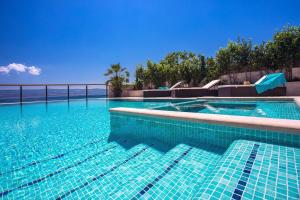 Beachfront Villa Draga with 32sqm private, heated pool, 4 bedrooms, sea view