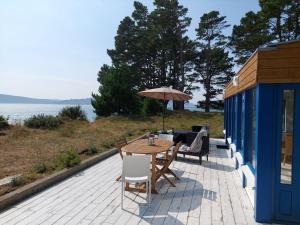 Maisons de vacances Holiday home in a secluded location surrounded by the sea, Hanvec : photos des chambres