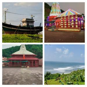RiddhiSiddhi Sea View 2 combined Bungalows Ganpatipule for Family
