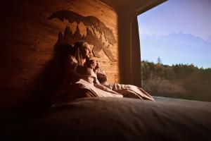 Škandinávske domčeky-lesná sauna a ubytovanie