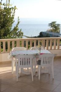 Studio apartment in Duce with sea view, terrace, air conditioning, WiFi 5062-2
