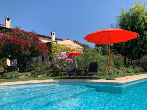 Maisons de vacances Beautiful Villa next to Valbonne with Garden and Terrace : photos des chambres