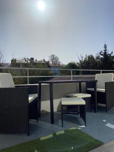 Centre-ville au calme grand T2 avec terrasse