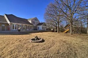 Grand Tulsa Getaway with Private Pond, Dock and Deck - Sperry