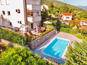 Panoramic apartment sea view and pool Opatija 