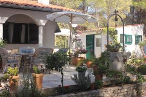 Studio apartment in Veli Rat with sea view, balcony, washing machine 882-1