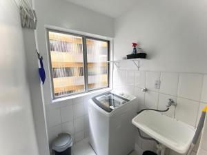 Apartamento no centro, ar-condicionado e garagem