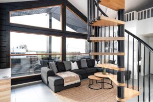 Villa Ruka - Rising Sun with 3 bedrooms, loft, sauna and balcony with a view