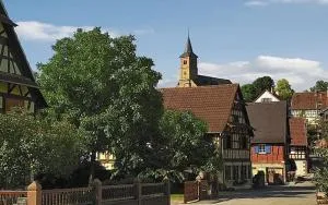 GITE A LA PETITE FONTAINE-PLAIN PIED-MAISON ALSACIENNE RENOVEE AVEC PASSION-4 PERS-4nuitées minimum - Langensoultzbach