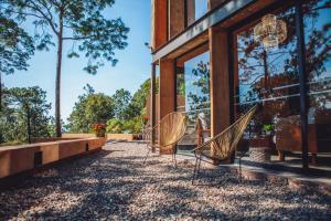 Cabaña de lujo con Tina y Fogatero Vistas al Bosque de Mazamitla