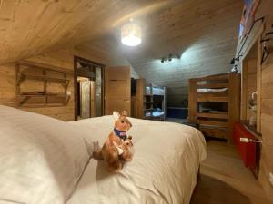 Maisons de vacances Gite 5* piscine interieure, sauna, a 20 mins des pistes de ski, a 300 m d’un Lac : photos des chambres