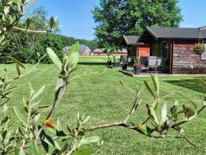 tHoefijzer Luxere Blokhutten 5 pers en Mini Camping
