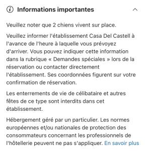 Sejours chez l'habitant Casa Del Castell : photos des chambres