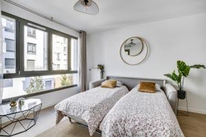 Appartements Superbe appartement avec balcon et parking proche Paris : photos des chambres