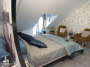 Appartements Tres beau studio Climatisation, Trois Etoiles, WiFi, Velos en option, Parking Prive Jardin : photos des chambres