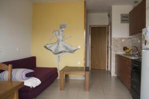 Apartment in Lumbarda with sea view, balcony, air conditioning, WiFi 4432-3