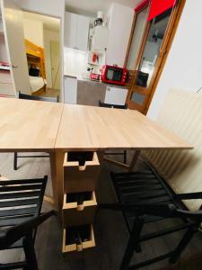 Appt pied des pistes, terrasse et parking couvert