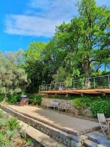 Maisons de vacances Pool House Renoir with private garden : photos des chambres