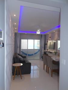 Pe na areia em Santos Vista Mar Garagem e Ar