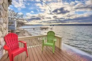 Lakefront Canandaigua Home with Grill, Fire Pit - Geneva