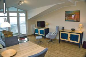 mit Meerblick und Balkon, gratis Nutzung vom AHOI Erlebnisbad und Sauna in Sellin - Meeresblick FeWo 39