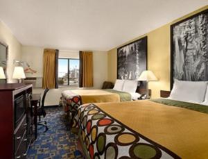 Queen Room with Two Queen Beds - Non-Smoking room in Super 8 by Wyndham Carlsbad