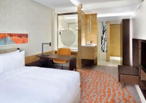 King Room with City View and Lounge Access room in Crowne Plaza Dubai Marina