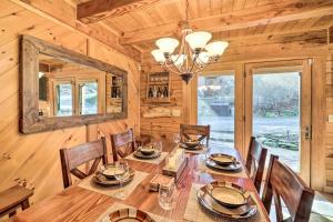 4 Mi to Sugar Mtn: Rocky Creek Cabin w Hot Tub