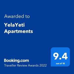 YelaYeti Apartments