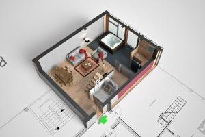 Suite with Sauna and Whirlpool