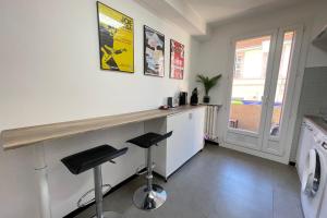 Appartements La Loge - Joli T2 proche Longchamp / Centre-ville et Gare - Wifi Netflix : photos des chambres