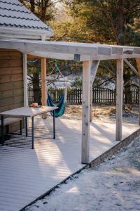 Zielony domek nad Marychą w Budwieć