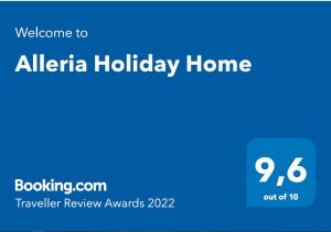 Alleria Holiday Home