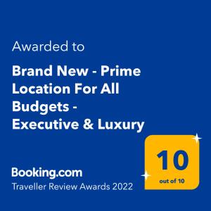 Brand New - Prime Location ForBudgets - Executive & Luxury
