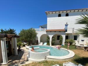 Pool Jacuzzi & Sauna apartment II at Rab Villa Agata